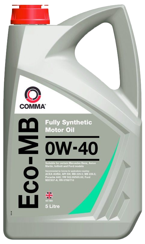 Моторное масло Comma Eco-MB 0W-40, 5л